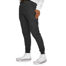 Load image into Gallery viewer, Staying active is no problem when you’ve got a stylish pair of premium-quality joggers like these. The back pocket is customizable and has two spacious pockets on the sides. The super comfy, medium-heavy fabric of the joggers also makes a great surface for any printed design.