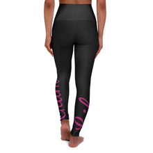 Load image into Gallery viewer, These skinny fitting high-waisted yoga leggings will take you from workout to store run in comfort and style. It is fully customizable with an all-over print that adds an instant pop to any athleisure wardrobe.