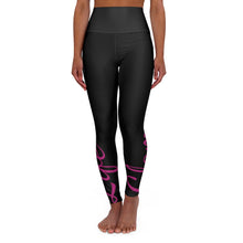 Load image into Gallery viewer, These skinny fitting high-waisted yoga leggings will take you from workout to store run in comfort and style. It is fully customizable with an all-over print that adds an instant pop to any athleisure wardrobe.