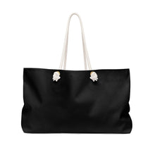 Load image into Gallery viewer, Our oversized Weekender Tote is perfect for your weekend at the beach or in town. The wide-mouthed, durable bag holds a generous amount of personal items and is easily held by its thick rope handles.
