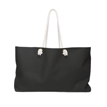 Load image into Gallery viewer, Our oversized Weekender Tote is perfect for your weekend at the beach or in town. The wide-mouthed, durable bag holds a generous amount of personal items and is easily held by its thick rope handles.
