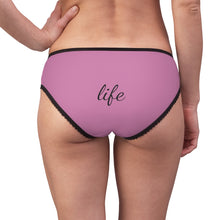 Load image into Gallery viewer, Create your look from head to toe with comfy, cute unmentionables! These lightweight (2.2 oz) women’s briefs provide ultra-comfort where it’s needed the most with a soft elastic waistband and a two-sided fleece finish for maximum wear-ability! 
