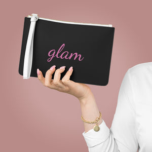 Designed with a loop handle to quickly free your hands, this custom clutch bag is made for the fashionista on the go. It can hold everyday essentials such as a phone, wallet, and keys. It features a zip fastening and a fully lined internal pocket.