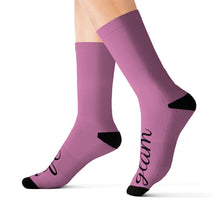 Load image into Gallery viewer, These high-quality socks with sublimated print provide optimum comfort with style wherever one might go - a subtle accent to complement an office look or an eye-catching statement for an extravagant outfit.
