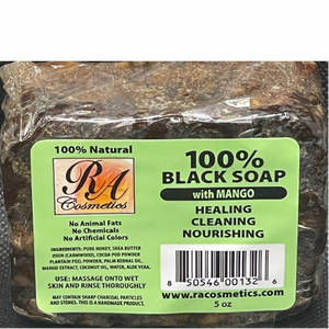 100% Black Soap with Pure Hemp Oil