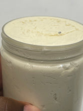 Load image into Gallery viewer, Your Glam Secret’s “Glam Queen Custard”luxurious whipped Shea was created to target wrinkles and stretch marks while  providing super hydration. Glam queen is a beautiful combination of Cocoa butter,Beeswax, Shea butter Sandalwood and Vanilla creating a soft fragrant aroma
